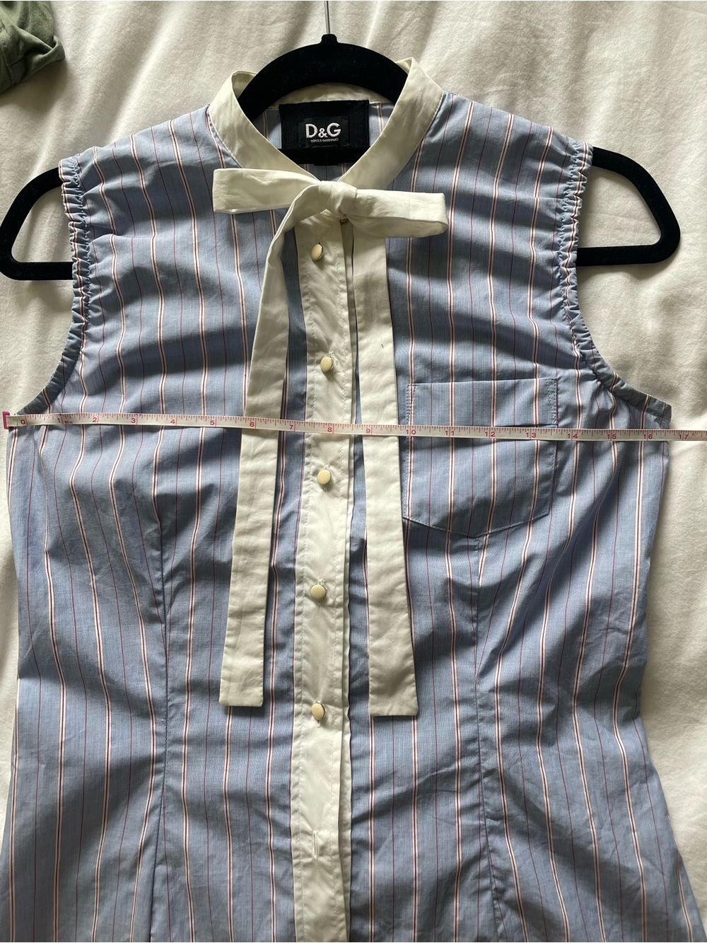 Y2K Dolce & Gabbana Sleeveless Blouse - Picture 8 of 8